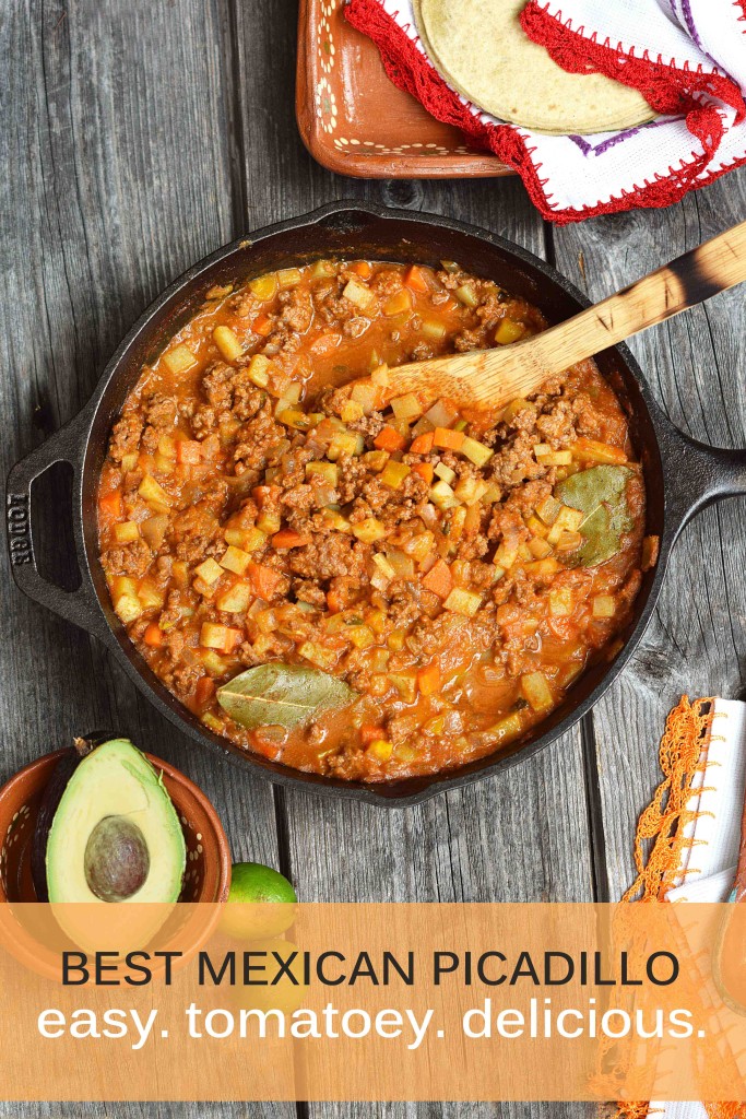 make a batch of this easy, healthy picadillo and you'll have taco fillings for the week! (paleo version included)